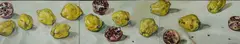 Quinces and Pomegranates by Lewis Miller, 2010, Oil on Belgian Linen, sold Nov 2019