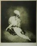 Desire by Norman Lindsay, Facsimile Etching 129/550, sold Nov 2019