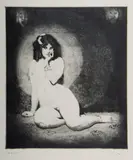 Pensive by Norman Lindsay, Facsimile Etching 140/550, sold Nov 2019