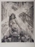 Our Earth by Norman Lindsay, Facsimile Etching 180/550, sold Nov 2019