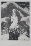 Little Mermaid by Norman Lindsay, Facsimile Etching 272/550, sold Nov 2019