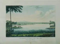 Joseph Lycett, Lake Patterson, near Patterson's Plains, Aquatint