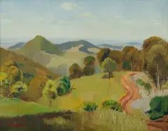 Frederick Arthur Jessup, The Bridle Path, Southern Highlands, Oil on Canvas on Board