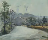 George Garden Colville, Sketch, Tokyo, Japan, Oil on Canvas on Board