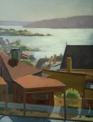 Roland Wakelin, The Lane Cove River from Woolwich, Oil on Canvas on Board