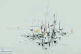William Rose, Construction, 1957, Ink & W/Clr