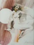 Charles Billich, Deco, Mixed Media on Paper