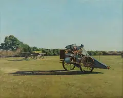 Anthony Irving, Farm Relics, 1985, Oil on Canvas