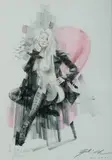 Charles Billich, The Dutch Interior Designer, 2015, Mixed Media on Paper