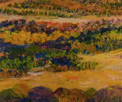 Mitchell Kelly, Untitled Lanscape, Acrylic on Canvas