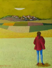 Sergio Agostini, My Country, Oil on Canvas