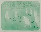 Robert Dickerson, The Women Bowlers, Aquatint 10/25