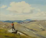 Dudley Parker, On Kosciusko Slopes, 1960, Oil on Canvas