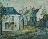 Doreen Gadsby, Old Sydney Corner, Oil on Canvas Board