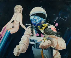 Frank Morris, Conquistador, 2000, Oil on Ply