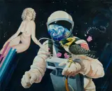 Frank Morris, Conquistador, 2000, Oil on Ply