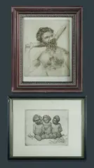 Benjamin E Minns, (2), Etching (2)