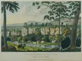 Joseph Lycett, View on the Wingeecarrabee River, New South Wales, Colour Aquatint
