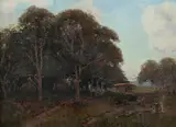 David G Reid, At Close of Day, 1904, Oil on Panel