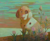 Alexander Bazarin, Untitled (Dog), 2004, Oil on Canvas