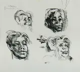 Donald Friend, Selbsbildnis [Self Portrait]' c