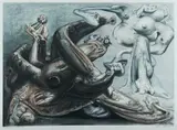 The Judgement of Paris VIII,' 6/10/ by James Timothy Gleeson, 1980, Pastel, Charcoal & W/Clr, sold Jul 2019