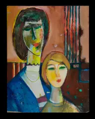 Untitled, 1961. Signed & dated verso by Michael Kmit, Oil on Panel, sold Jul 2019