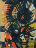 Michael Kmit, Untitled, 1962. Signed & dated verso