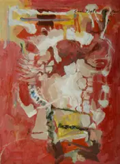 Carl Plate, Untitled, Paris, 1965, Oil on Board