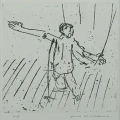 The Song,' 1955-56. Printed 1962-67 (second state) by Fred Williams, Etching 3/6, sold Jul 2019