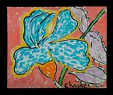 Untitled (Tropical Flower) by Malcolm de Chazal, Gouache, sold Jul 2019