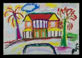 Untitled (Grand Residence) by Malcolm de Chazal, Gouache, sold Jul 2019