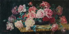 E. A. Hume, Roses Still Life