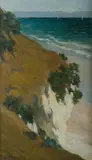 Bertha E Merfield, Mentone, 1904, Oil on Board