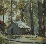 Dora L. Wilson, Bush Scene, possibly Artist's Camp at Warrandyte, c