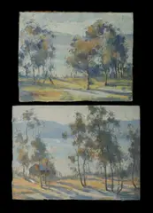 (2) by Elaine Coghlan, Oil on Canvas on Board (2), sold Jul 2019