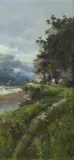 Alfred Coffey, Blue Mountains Vista,' c, 1892, Oil on Canvas