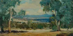Edward Officer, Australian Pastoral, Oil on Canvas