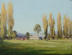 Herbert Rose, Summer Pastoral, Harrietville, Oil on Canvas on Board