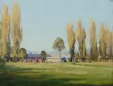 Herbert Rose, Summer Pastoral, Harrietville, Oil on Canvas on Board