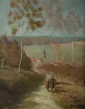 Duncan MacGregor Whyte, The Road Home, Oil on Canvas