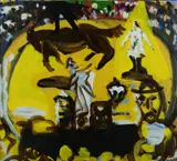 Joe Furlonger, Circus, 2005. Initialled & dated lower right. Estate Late J R Gibb, Acrylic on Linen