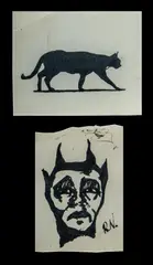 (2) by Rosaleen Norton, Ink (2), sold Jul 2019