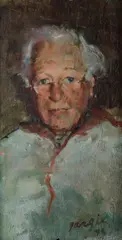 Self - Portrait by William Dargie, 1996, Oil on Panel, sold Jul 2019