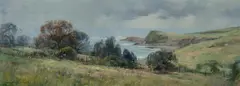 John Sharman, Sea Showers, Gerringong, Oil on Board