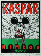 Kaspar by Martin Sharp, 1982, S/Print 185/1000, sold Jul 2019