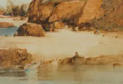 The Secluded Cove by Thomas Balfour Garrett, Monotype, sold Jul 2019