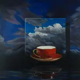 John Waters, Storm Cup, 2014, Oil on Canvas