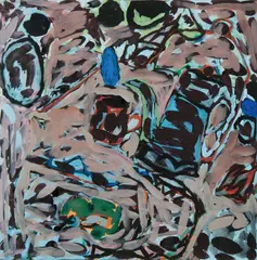 Bill Brown, Coffee (with IF), 1995-96, Acrylic & Gouache on Paper