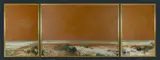 John Turton, Golden Beach,' Triptych. Unsigned, Oil on Canvas